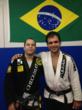 Professor Silva training with the main leader from CheckMat Leonardo Vieira
